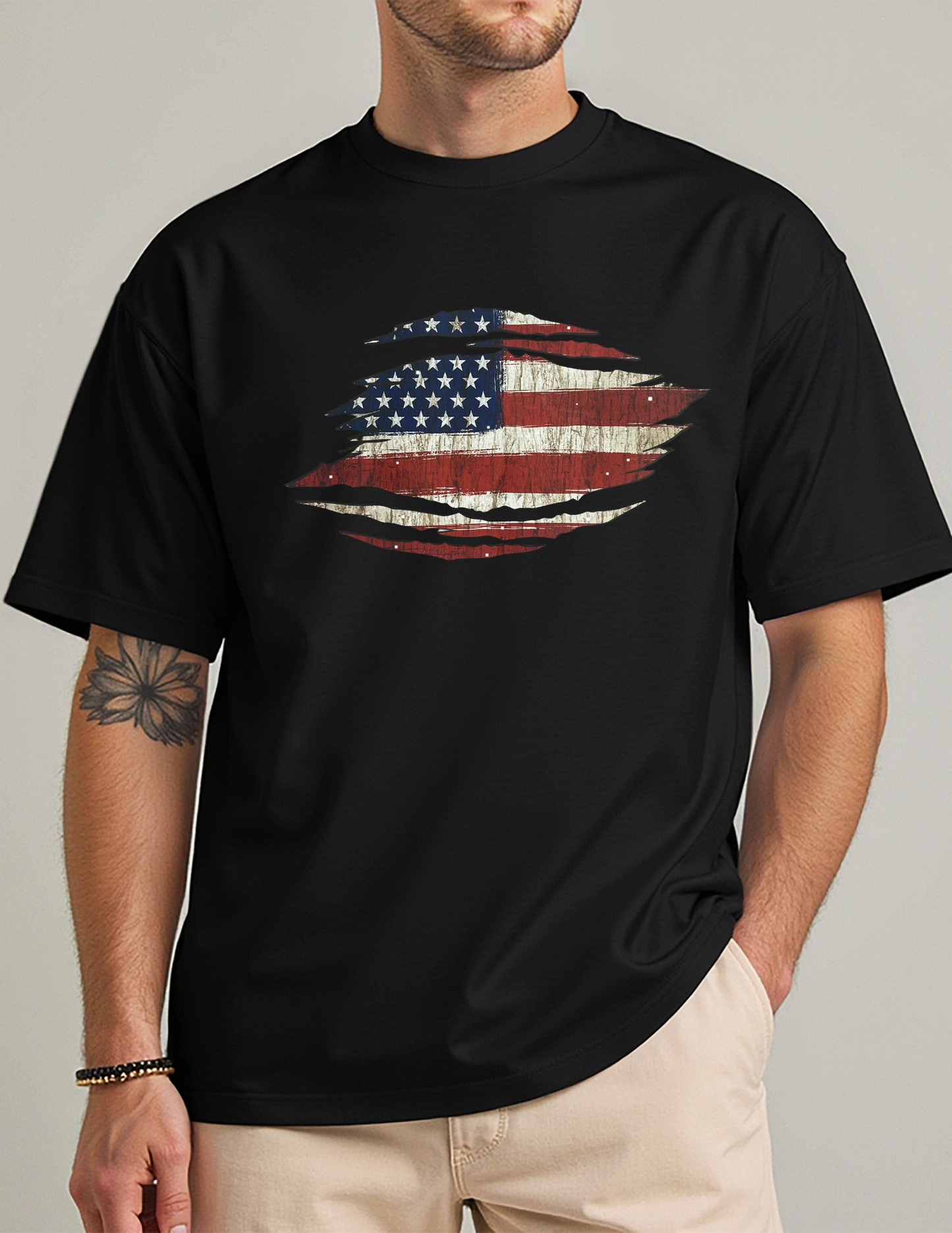Patriotic Football Design T-shirt